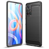 Pokrowiec Tech-Protect TpuCarbon czarny do Xiaomi POCO M4 Pro 5G