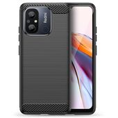 Pokrowiec Tech-Protect TpuCarbon czarny do Xiaomi Redmi 12C