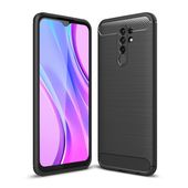 Pokrowiec Tech-Protect TpuCarbon czarny do Xiaomi Redmi 9