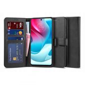 Pokrowiec Tech-protect Wallet czarny do Motorola Moto G60s