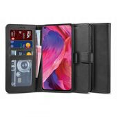 Pokrowiec Tech-protect Wallet czarny do Oppo A74 5G