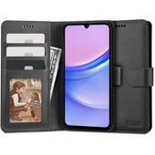Pokrowiec Tech-protect Wallet czarny do Samsung Galaxy A15 4G