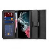 Pokrowiec Tech-protect Wallet czarny do Samsung Galaxy S22 Ultra