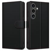 etui magnetyczne Pokrowiec Tech-protect Wallet czarny do Samsung Galaxy S25