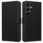 etui magnetyczne Pokrowiec Tech-protect Wallet czarny do Samsung Galaxy S25 Ultra