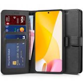 Pokrowiec Tech-protect Wallet czarny do Xiaomi 12 Lite