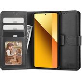 etui z kieszonk� Pokrowiec Tech-protect Wallet czarny do Xiaomi Redmi Note 13 5G
