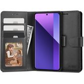 Pokrowiec Tech-protect Wallet czarny do Xiaomi Redmi Note 13 Pro Plus 5G