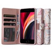 Pokrowiec Tech-protect Wallet marble do Apple iPhone 8