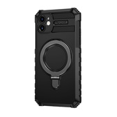 Pokrowiec Tel Protect Armor Magsafe Metal Ring Case czarny do Apple iPhone 11