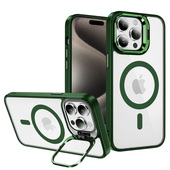 Pokrowiec Tel Protect Kickstand Magsafe Case zielony do Apple iPhone 11