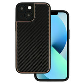 Pokrowiec Tel Protect Leather Carbon Case czarny do Apple iPhone 13 Mini