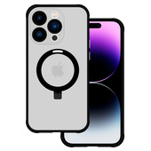 etui prze�roczyste Pokrowiec Tel Protect Magical Magsafe Stand Case czarny do Apple iPhone 13 Pro Max