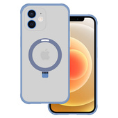 Pokrowiec Tel Protect Magical Magsafe Stand Case niebieski do Apple iPhone 12