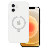 Pokrowiec Tel Protect Magical Magsafe Stand Case srebrny do Apple iPhone 12