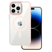 Pokrowiec Tel Protect Magnetic Clear Case jasnorowy do Apple iPhone 13