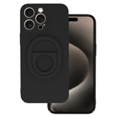 etui  z podstawk� Pokrowiec Tel Protect Magnetic Elipse Case Magsafe czarny do Samsung Galaxy A14 4G