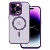 Pokrowiec Tel Protect Magnetic Splash Frosted Case fioletowy do Apple iPhone 14 Pro