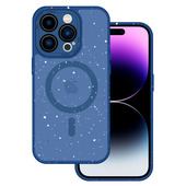 pokrowiec Pokrowiec Tel Protect Magnetic Splash Frosted Case granatowy do Apple iPhone 15 Pro