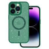 Pokrowiec Tel Protect Magnetic Splash Frosted Case zielony do Apple iPhone 15 Pro
