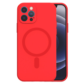 Pokrowiec Tel Protect MagSilicone Case czerwony do Apple iPhone 15 Pro Max