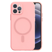 Pokrowiec Tel Protect MagSilicone Case jasnorowy do Apple iPhone 11