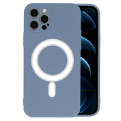 Pokrowiec Tel Protect MagSilicone Case niebieski do Apple iPhone 12