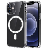 Pokrowiec Tel Protect MagSilicone Case przeroczysty do Apple iPhone 12 Pro Max