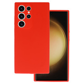 Pokrowiec Tel Protect Silicone Premium czerwony do Samsung Galaxy S24 Ultra