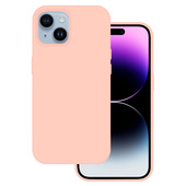 Pokrowiec Tel Protect Silicone Premium jasnor�owy do Apple iPhone 15