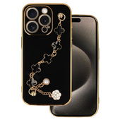 Pokrowiec Trend Case wz�r 3 czarny do Apple iPhone 15 Pro