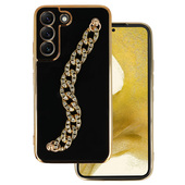 Pokrowiec Trend Case wz�r 4 czarny do Samsung Galaxy S22