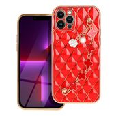 Pokrowiec Trend z �a�cuszkiem czerwony do Apple iPhone 12 Pro