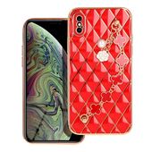 Pokrowiec Trend z �a�cuszkiem czerwony do Apple iPhone XS