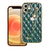 Pokrowiec Trend z �a�cuszkiem zielony do Apple iPhone 12