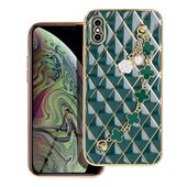 Pokrowiec Trend z �a�cuszkiem zielony do Apple iPhone XS