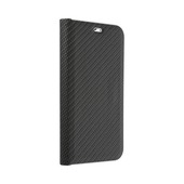 Pokrowiec Vennus Book Carbon czarny do Motorola Moto G 5G Plus