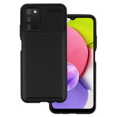Pokrowiec Vennus Carbon Elite czarny do Samsung Galaxy A03s