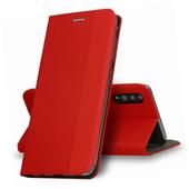Pokrowiec Etui zamykane z klapk i magnesem Vennus Sensitive Book czerwony do Huawei P40 Lite