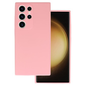 Pokrowiec Vennus Silicone Lite jasnor�owy do Samsung Galaxy S23 Ultra