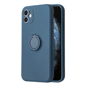 Pokrowiec Vennus Silicone Ring niebieski do Apple iPhone 12