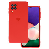 Pokrowiec Vennus Silicone Serce czerwony do Samsung Galaxy M22 4G