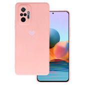 Pokrowiec Vennus Silicone Serce r�owy do Xiaomi Redmi Note 10 Pro Max
