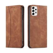Pokrowiec Wallet Magnet br�zowy do Samsung Galaxy A53 5G