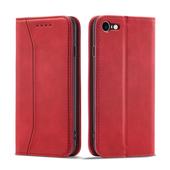 Pokrowiec Wallet Magnet czerwony do Apple iPhone 8