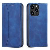 etui  portfel Pokrowiec Wallet Magnet niebieski do Apple iPhone 13 Pro