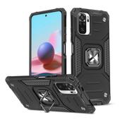 etui uchwyt na palec Pokrowiec Wozinsky Ring Armor pancerny czarny do Xiaomi Redmi 10