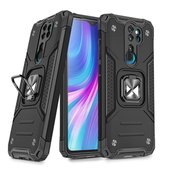 etui pancerne Pokrowiec Wozinsky Ring Armor pancerny czarny do Xiaomi Redmi Note 8 Pro