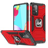 Pokrowiec Wozinsky Ring Armor pancerny czerwony do Samsung A52 LTE