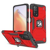 etui pancerne Pokrowiec Wozinsky Ring Armor pancerny czerwony do Xiaomi Mi 10T